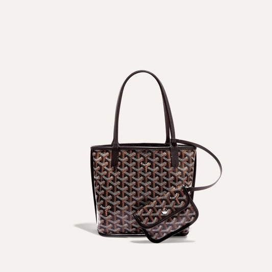 Handbag Anjou Mini Reversible - Black