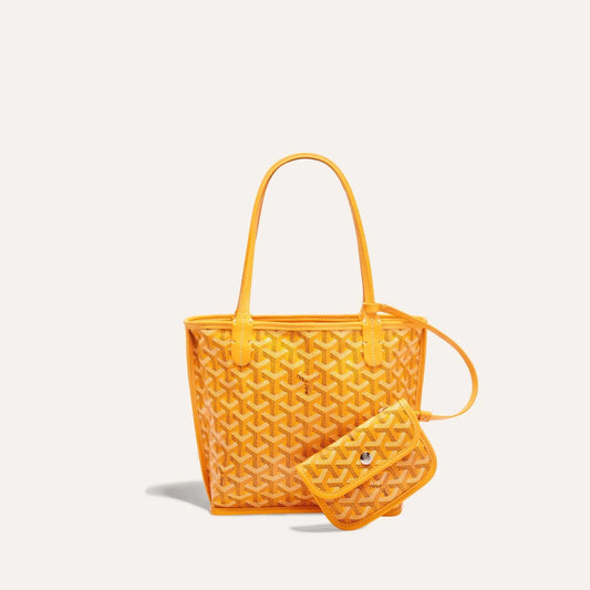 Handbag Anjou Mini Reversible - Yellow