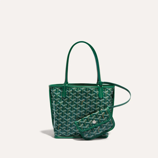 Handbag Anjou Mini Reversible - Green