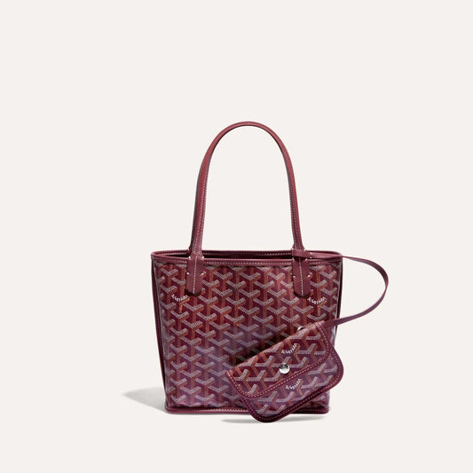 Handbag Anjou Mini Reversible - Red