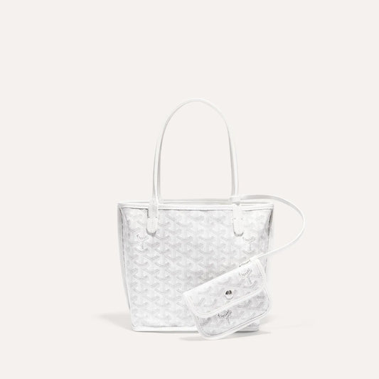 Handbag Anjou Mini Reversible - White